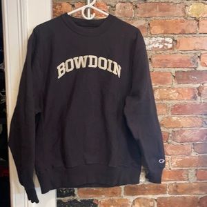 Champion Bowdoin black sweatshirt size M